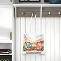 Large Beach Tote Bag – Live Simple. Enjoy More.