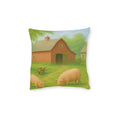 Square Cushion - Rustic Farm Design