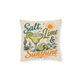 Square Cushion - Salt, Lime and Sunshine