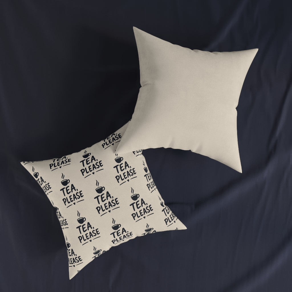 Square Cushion – Tea Please | Tea Lover Cushion