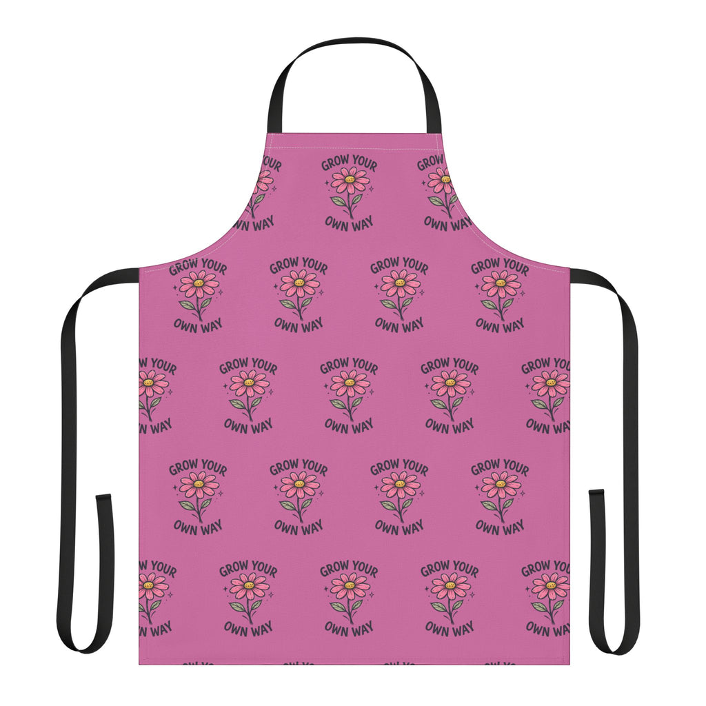Kitchen Apron - Grow Your Own Way - Motivational Design