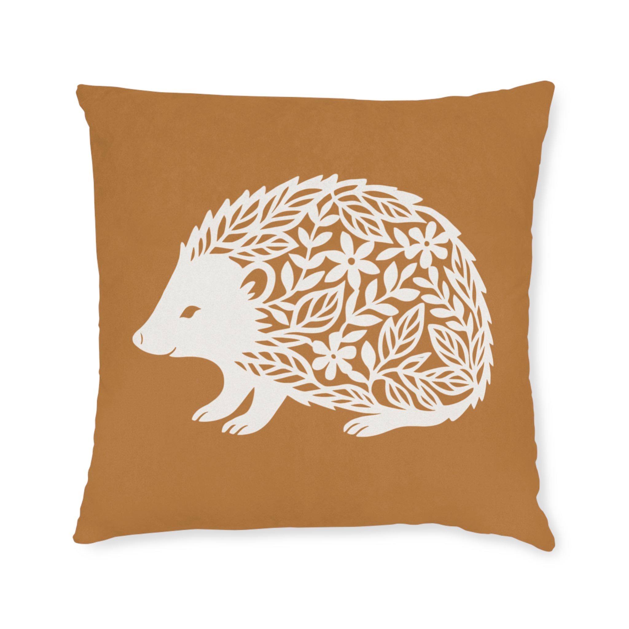 Square Cushion - Hedgehog - Nature Design