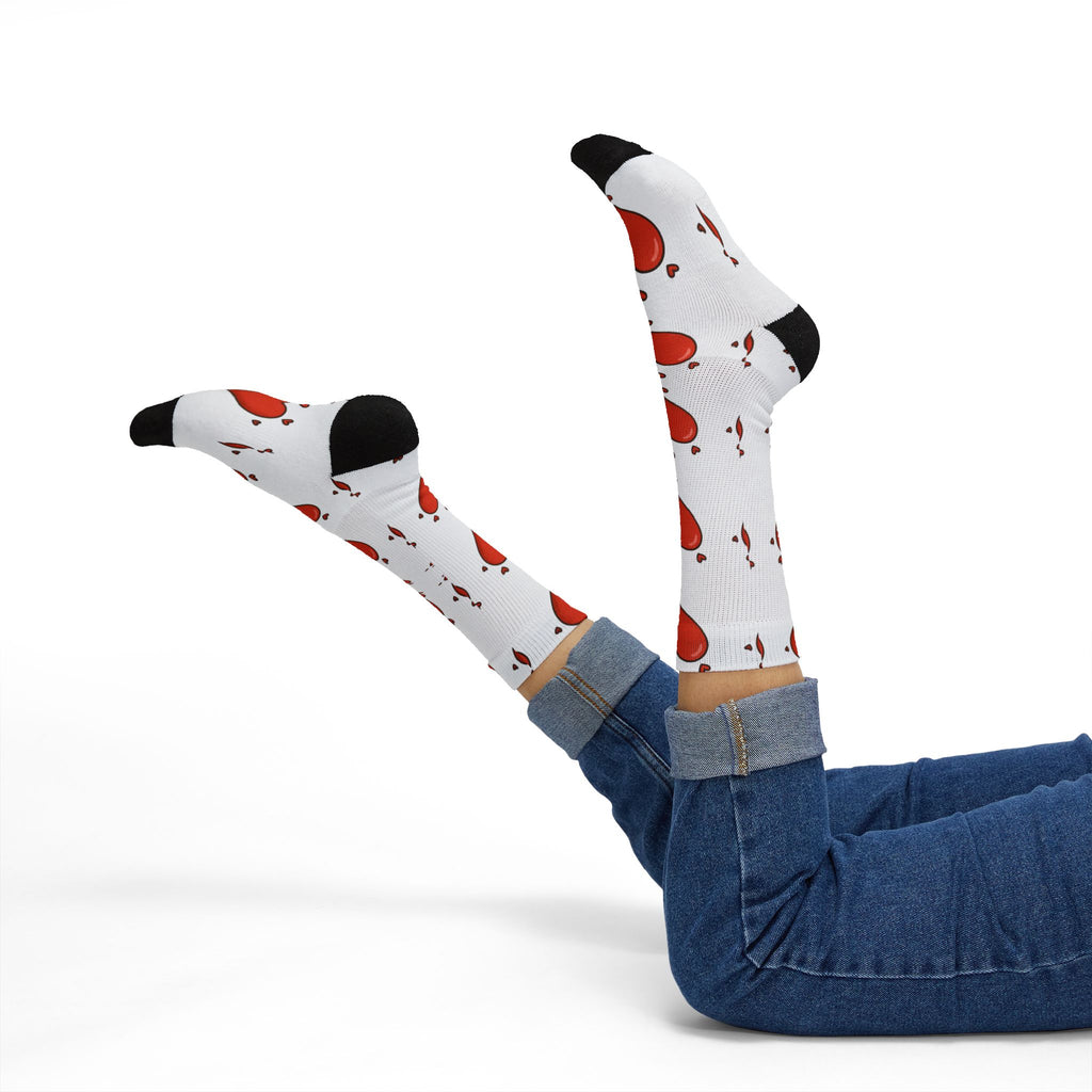 Cozy Comfort Women's Socks - Love Hearts - Fun Design