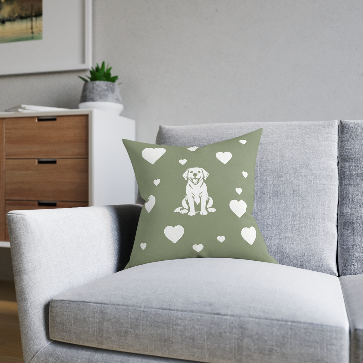 Square Cushion - Labrador Fun