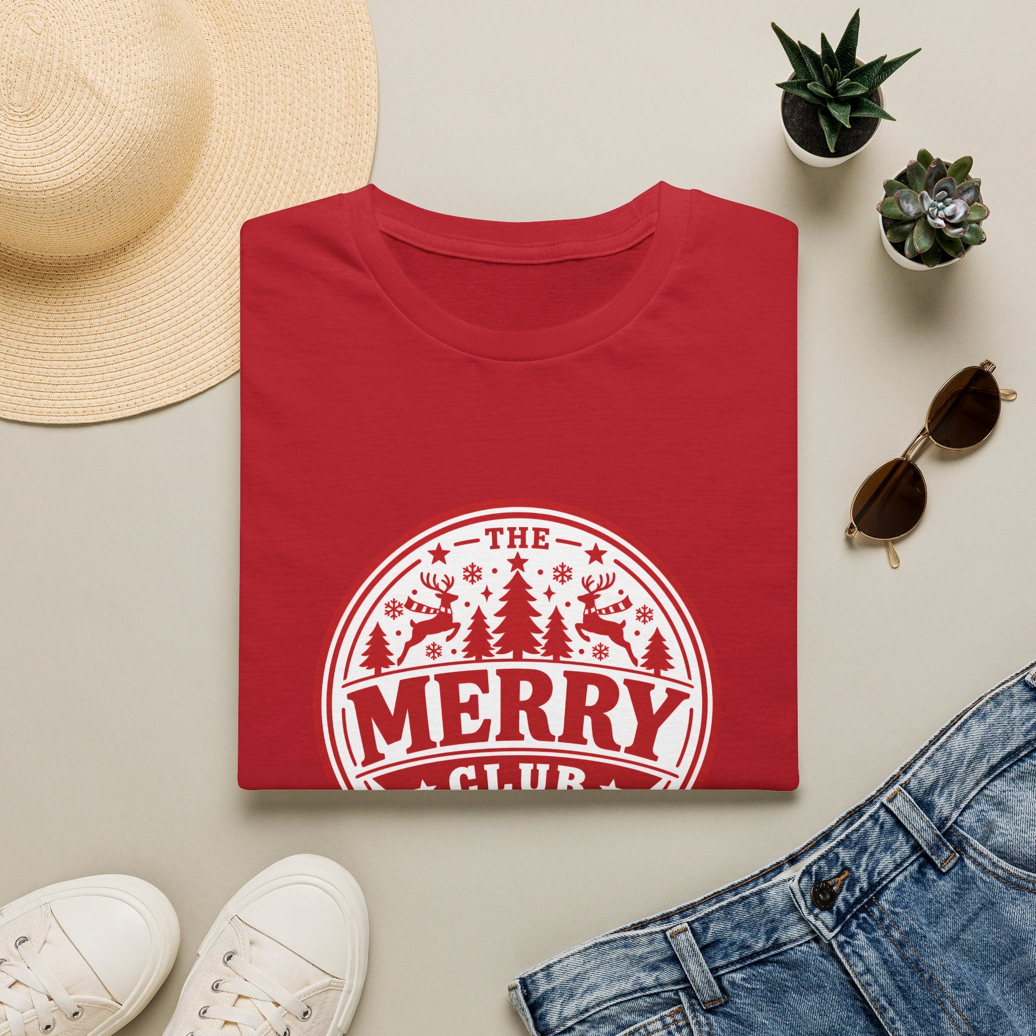 Unisex T-Shirt - The Merry Club - Christmas