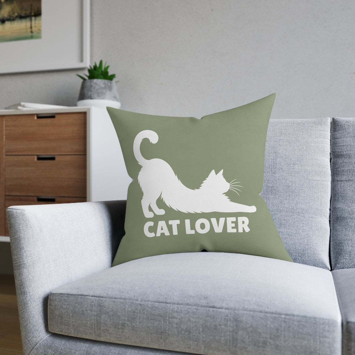 Square Cushion - Cat Lover