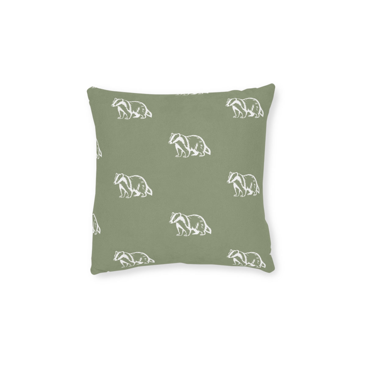 Square Cushion - Badger