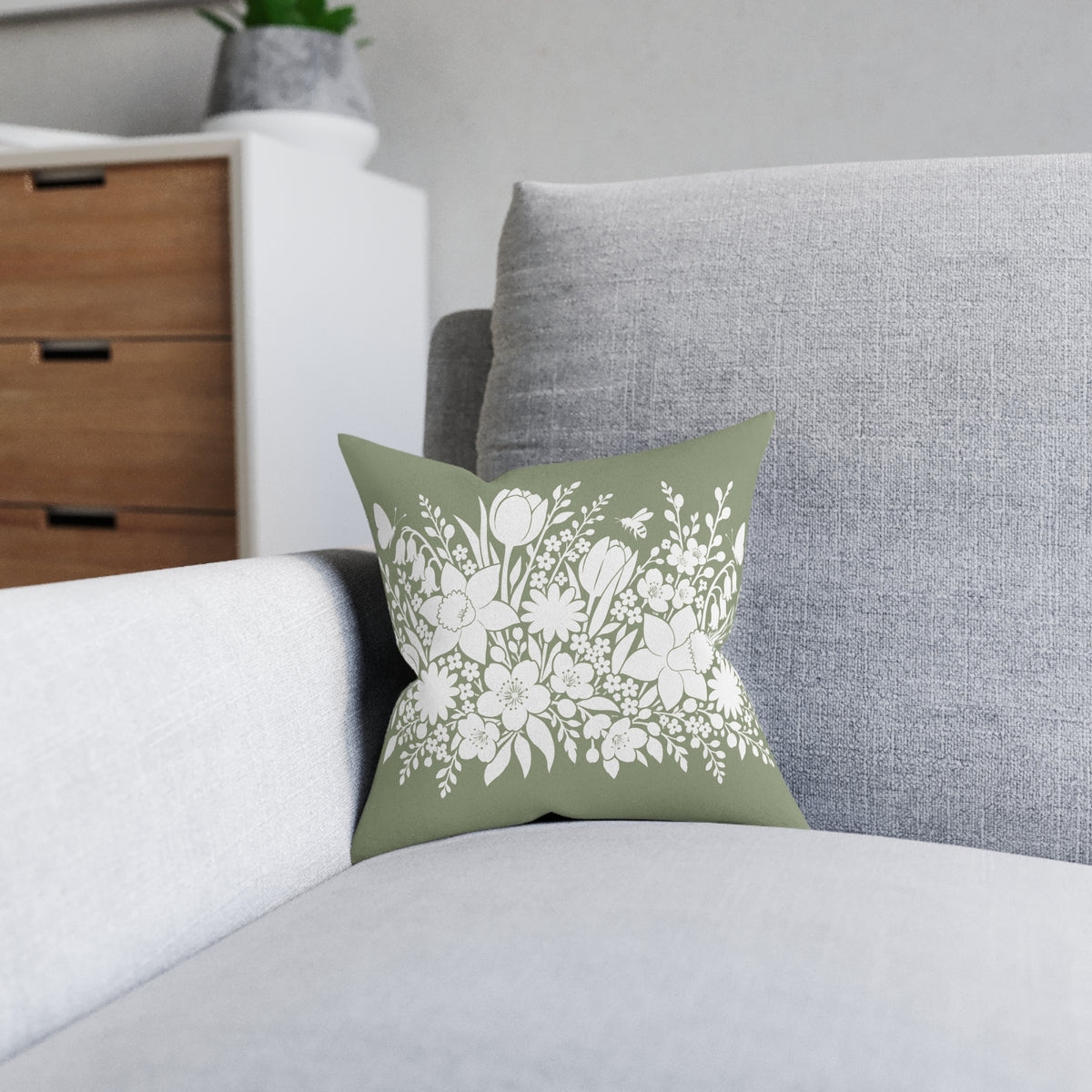 Square Cushion - Spring