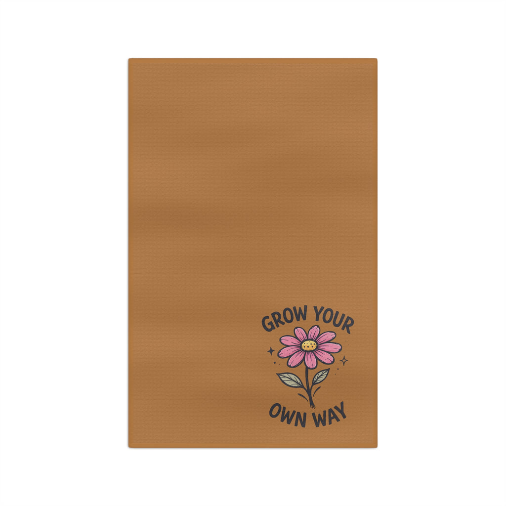 Microfiber Tea Towel - Grow Your Own Way - Inspirational Kitchen Towel