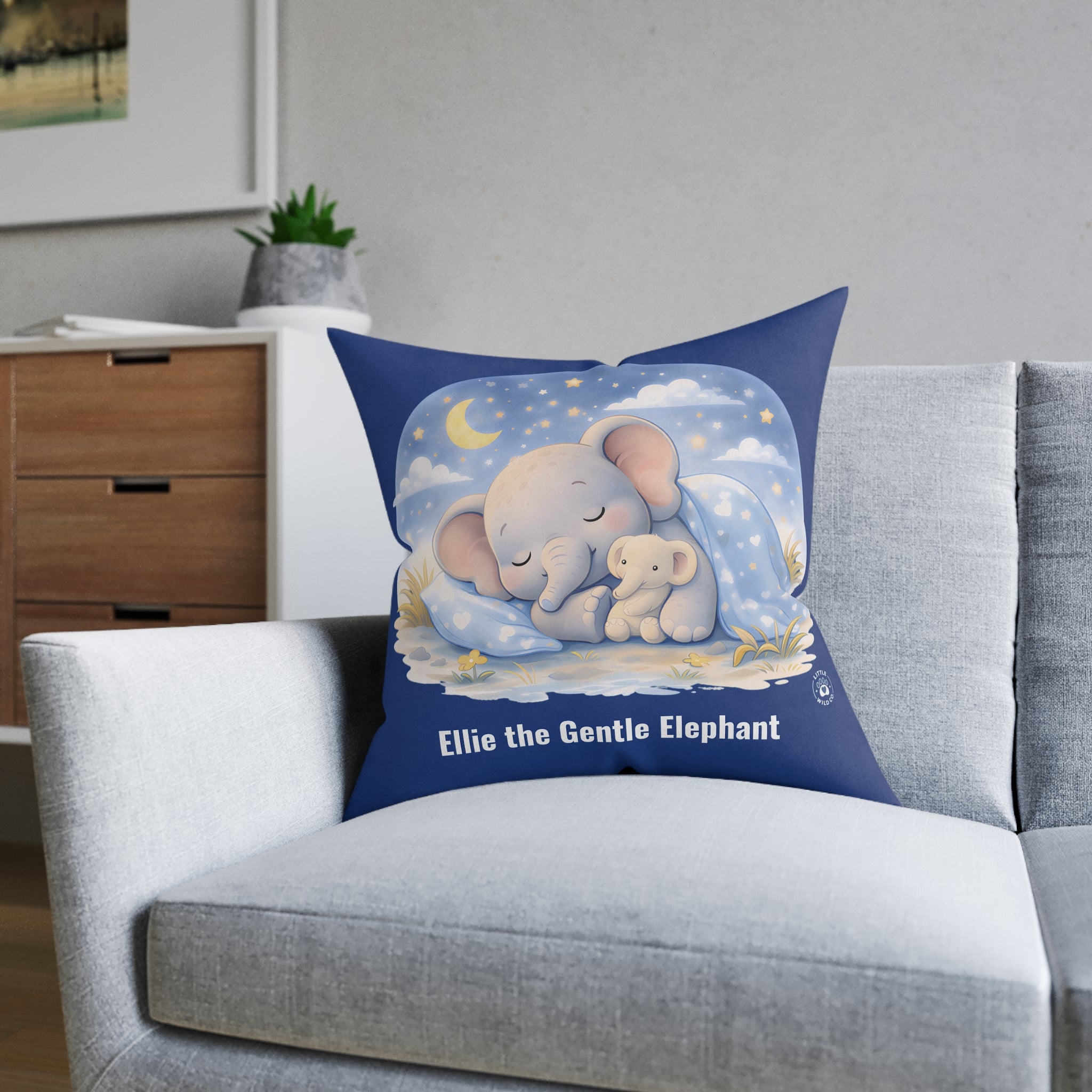 Cushion - Ellie the Gentle Elephant - Little Wild Co.