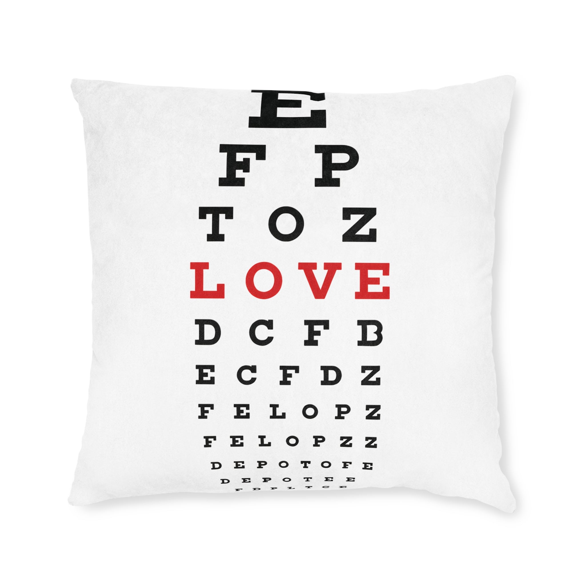Square Cushion - Love at First Sight Design
