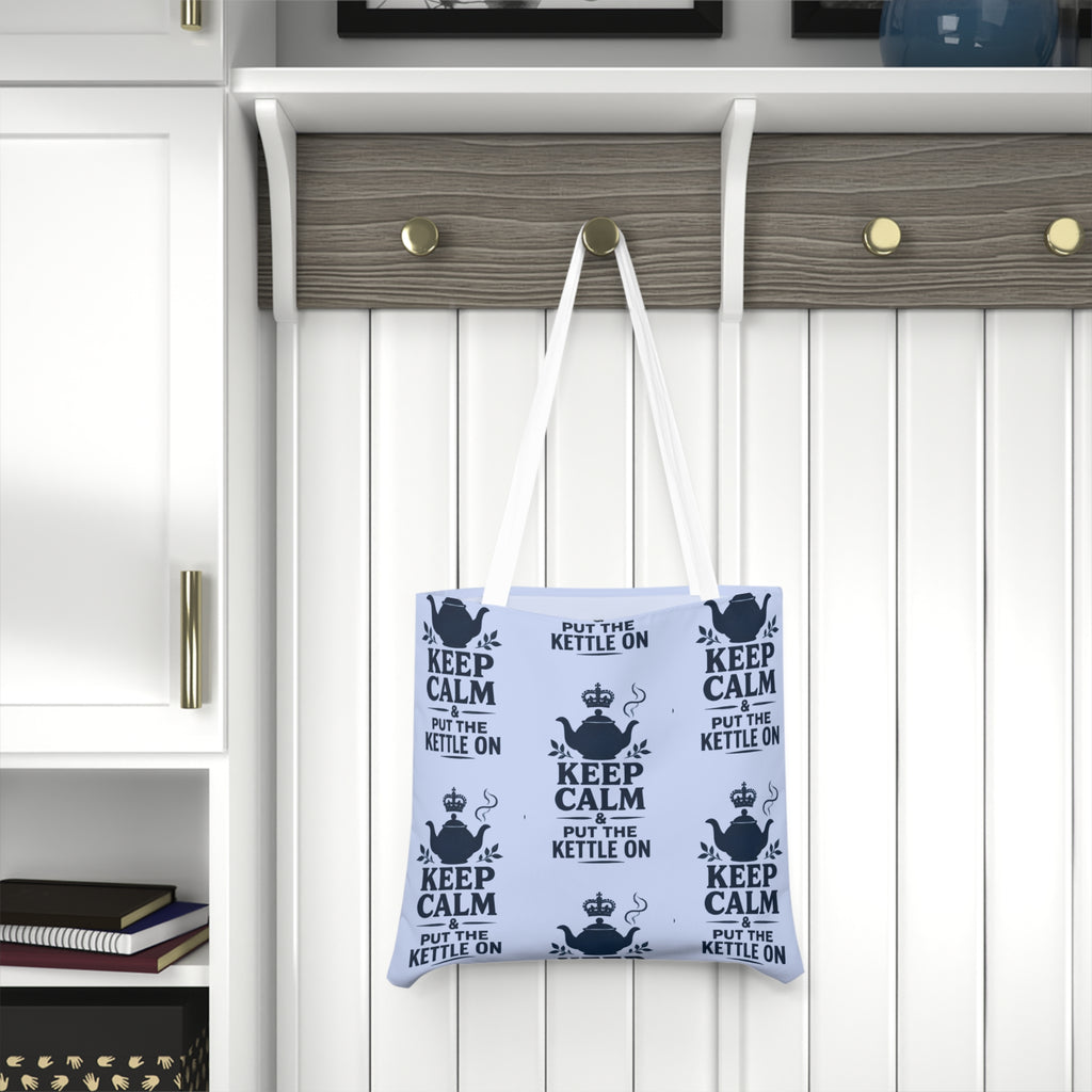 Large Beach Tote Bag – But First Tea
