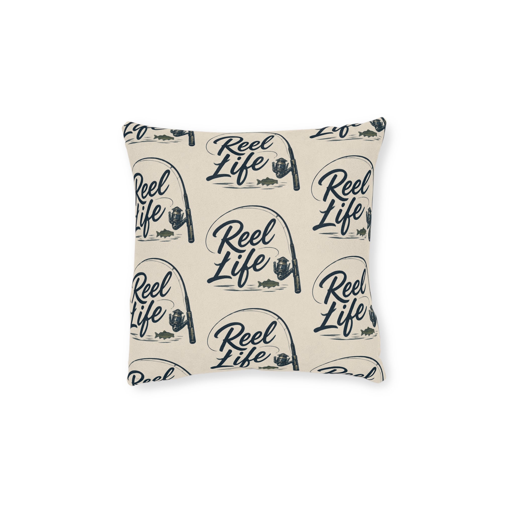 Square Cushion – Reel Life | Fishing & Angling Cushion
