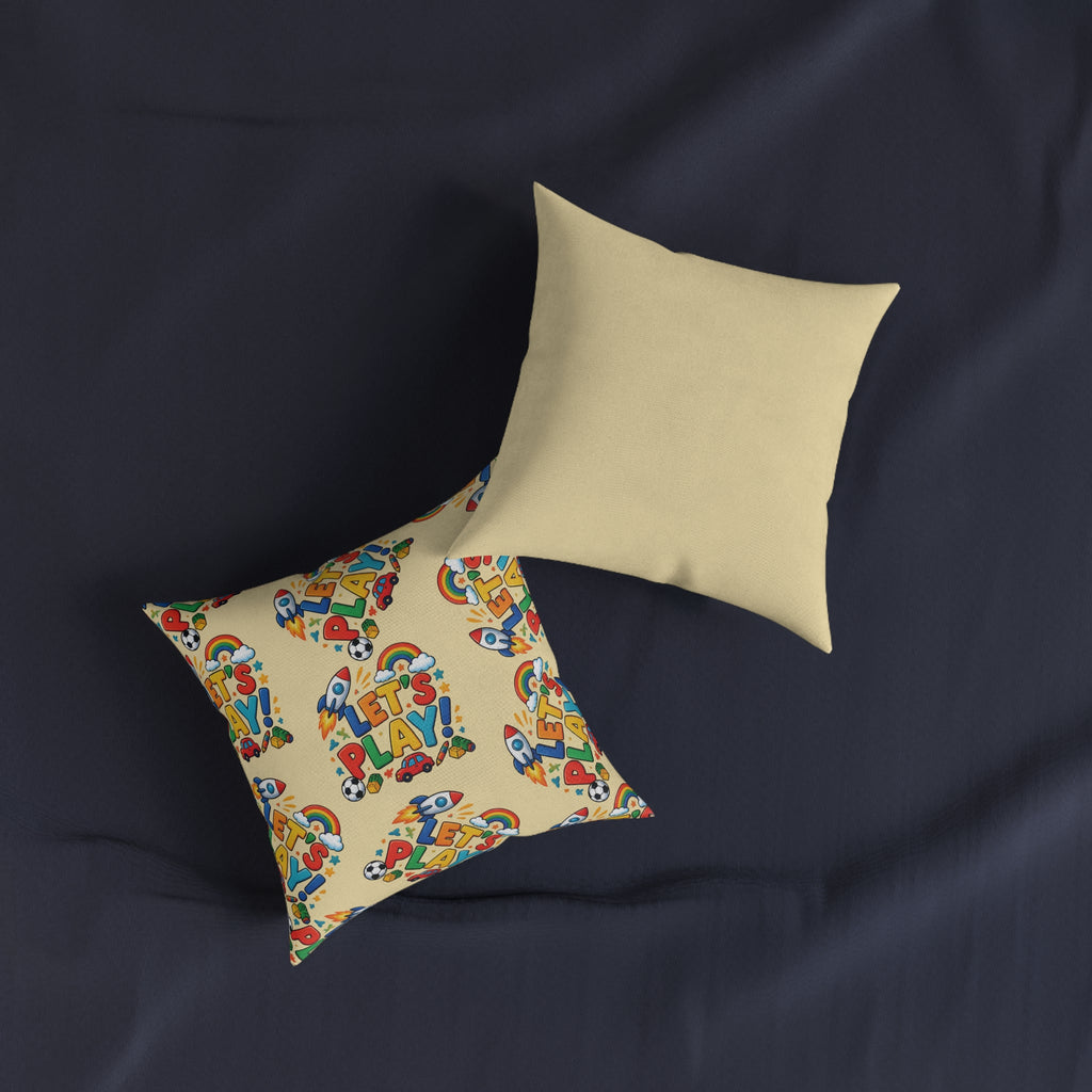 Square Cushion - Let's Play