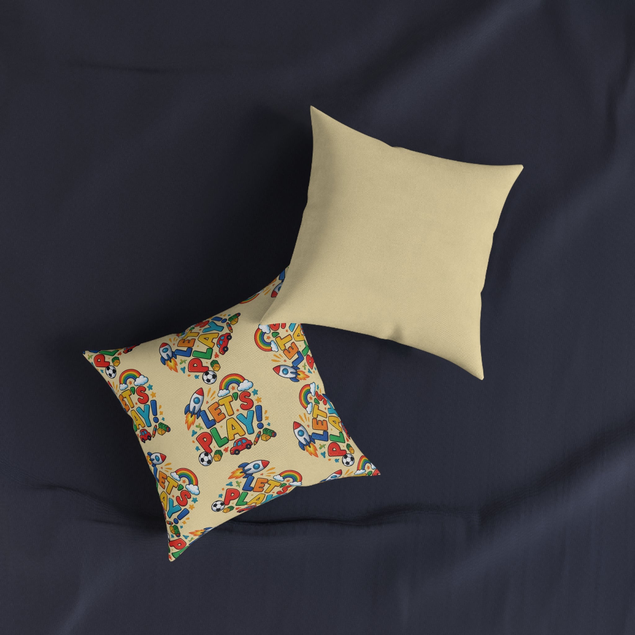 Square Cushion - Let's Play
