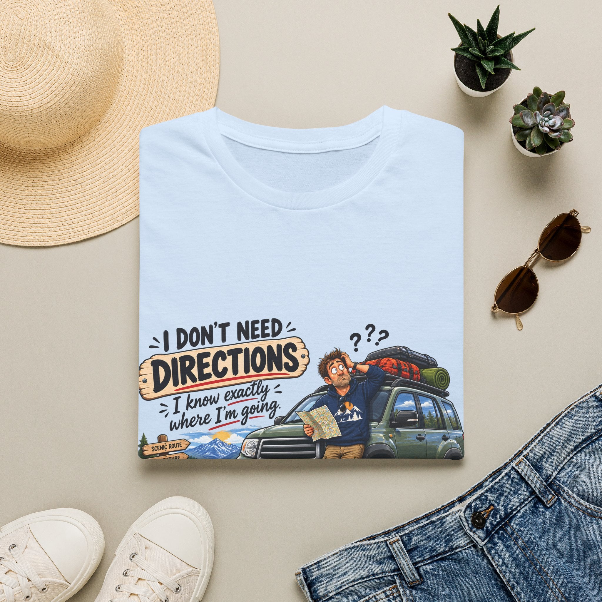 Dad T-Shirt - I Don't Need Directions.