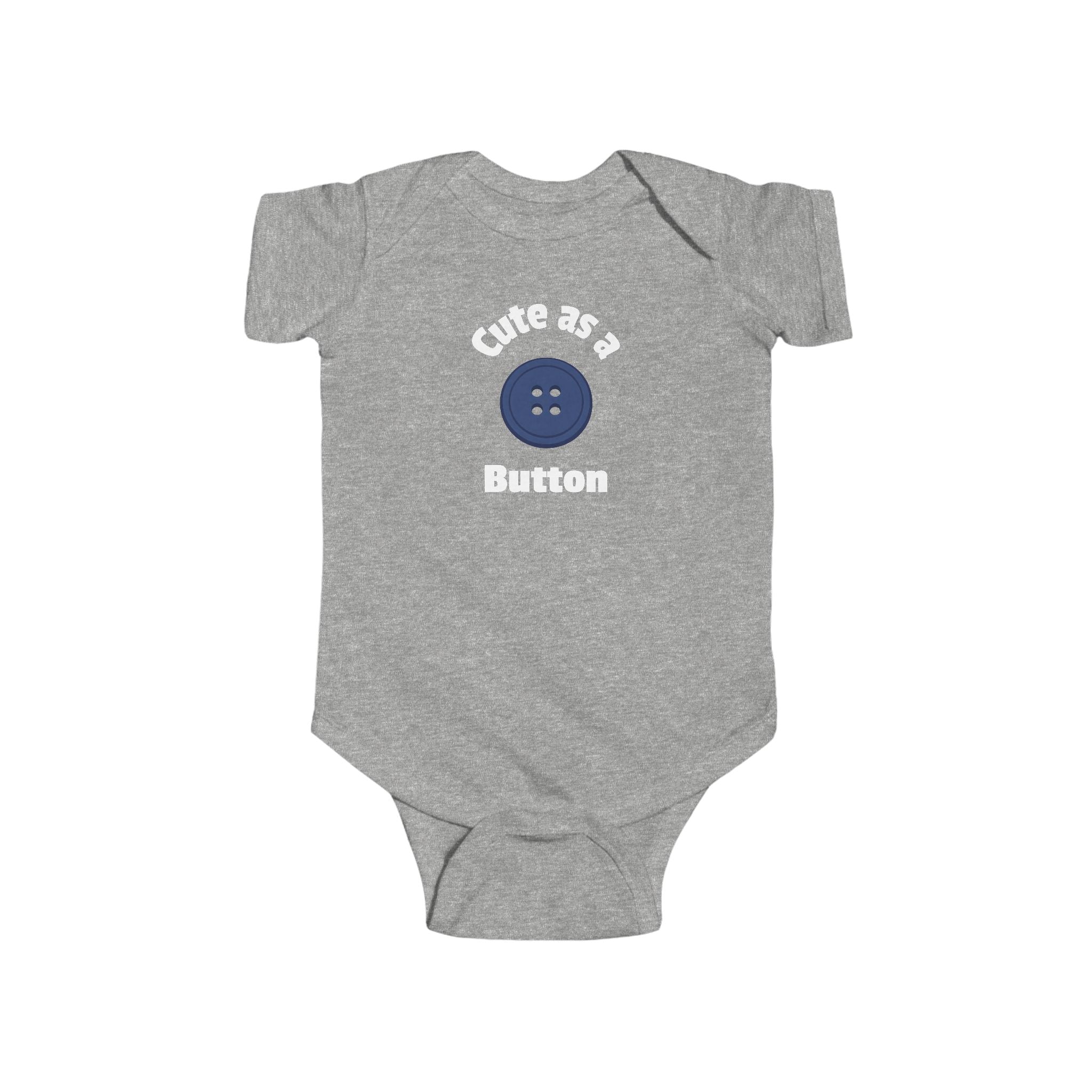 Babygrow - Cute as a Button - Fun Design