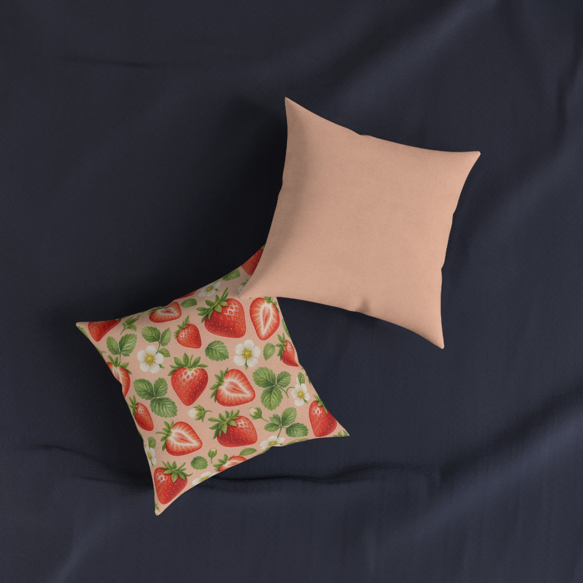 Square Cushion – Strawberry | Fruit & Nature Home Decor