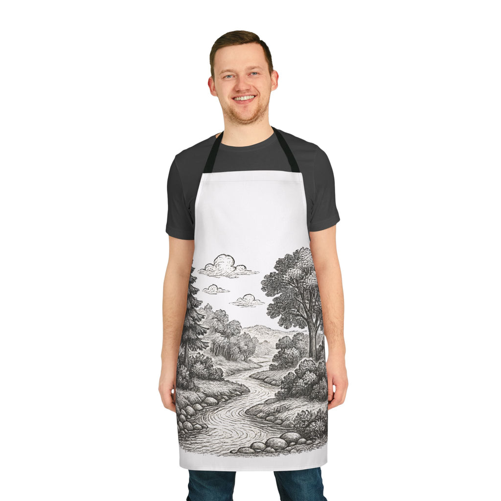 Kitchen Apron - River - Nature Design