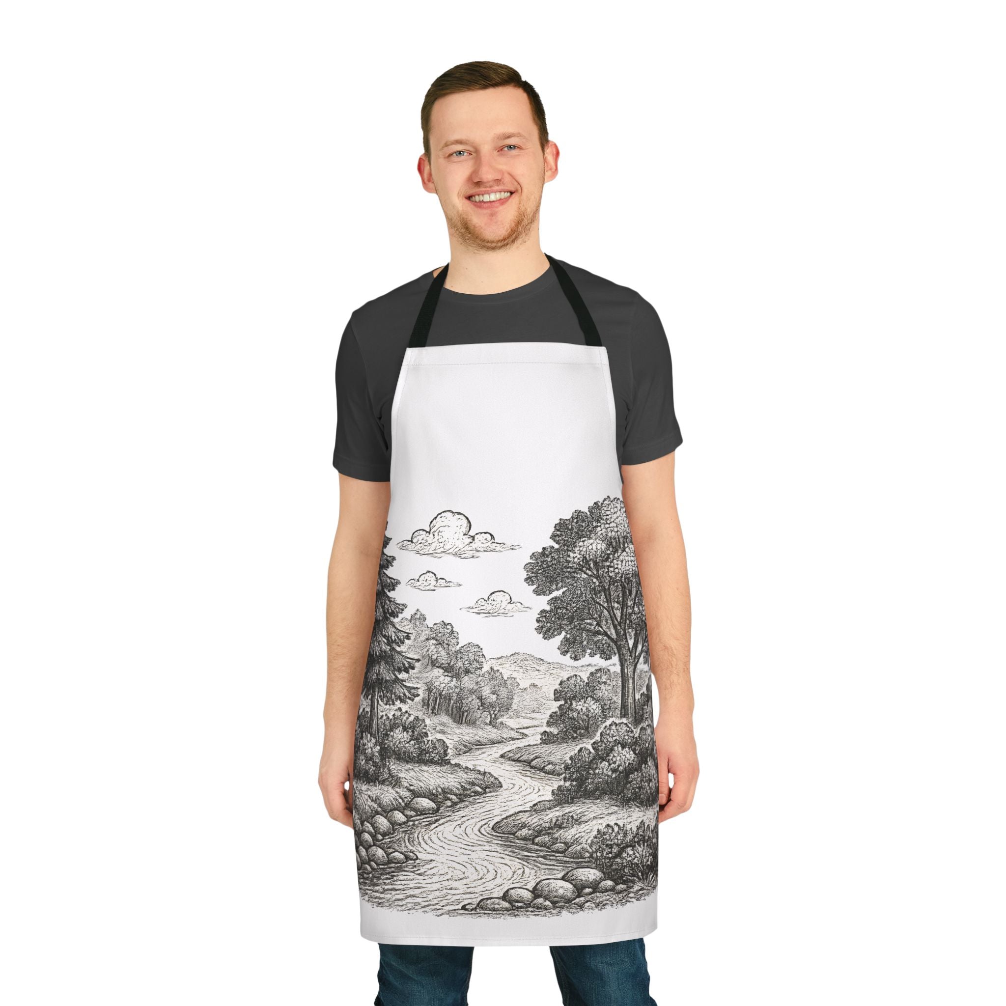 Kitchen Apron - River - Nature Design