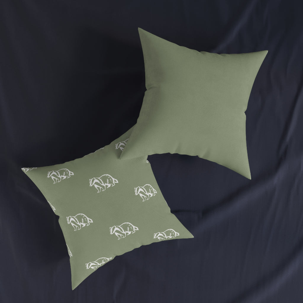 Square Cushion - Badger