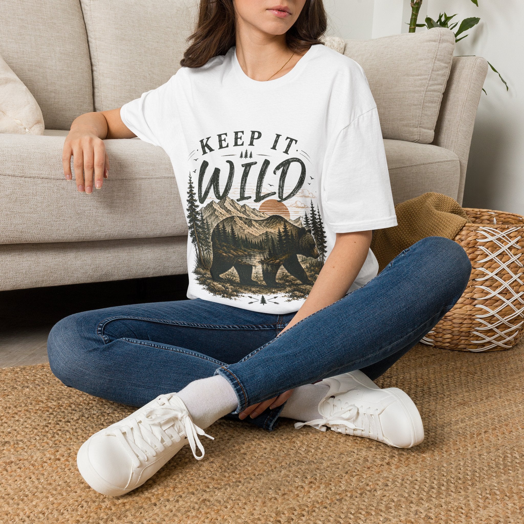 Unisex T-Shirt - Keep It Wild Bear