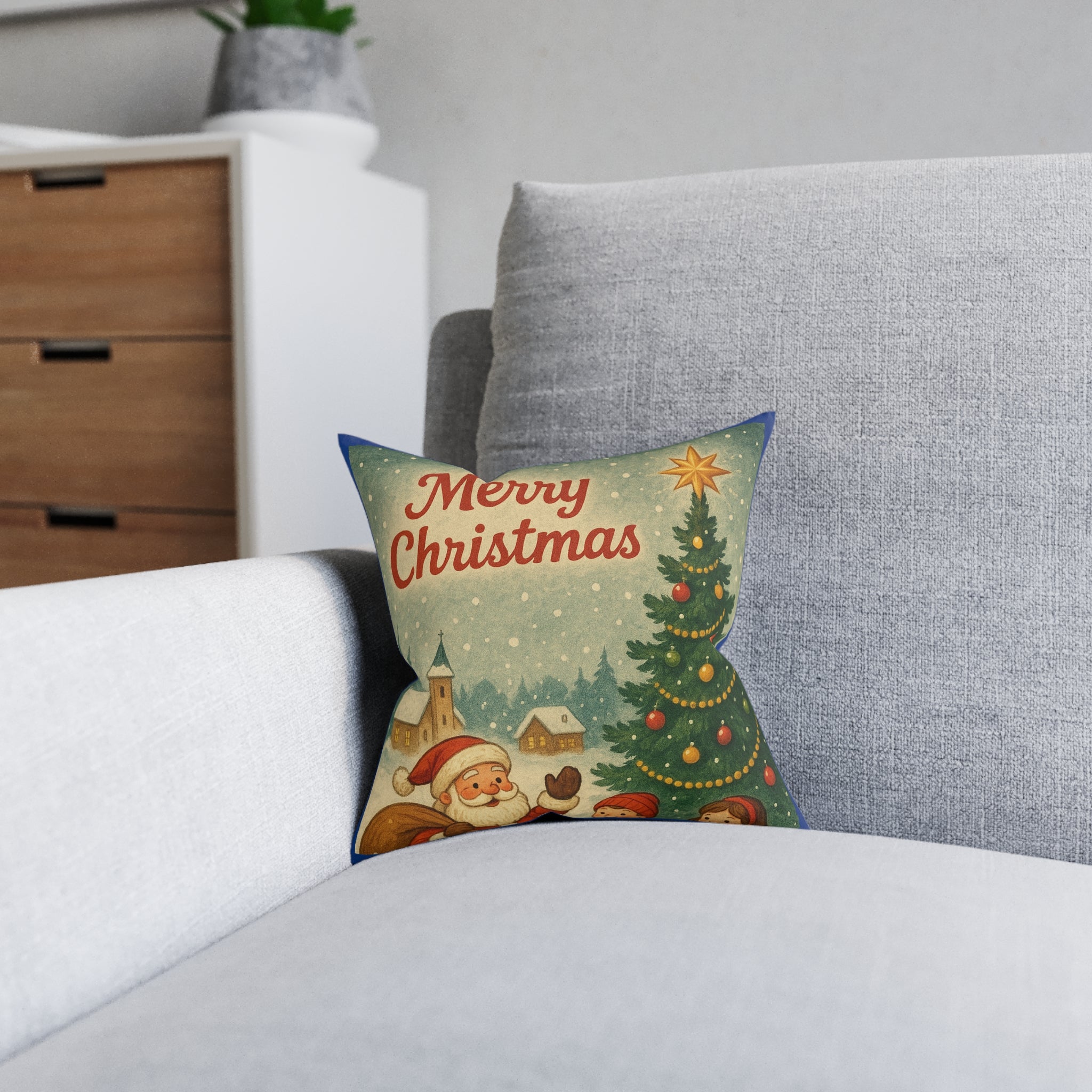 Square Cushion - Merry Christmas Decor
