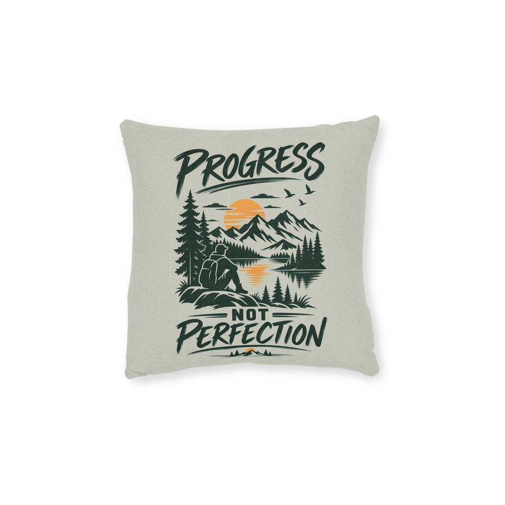 Square Cushion - Progress Not Perfection