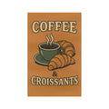 Microfiber Tea Towel - Coffee & Croissants