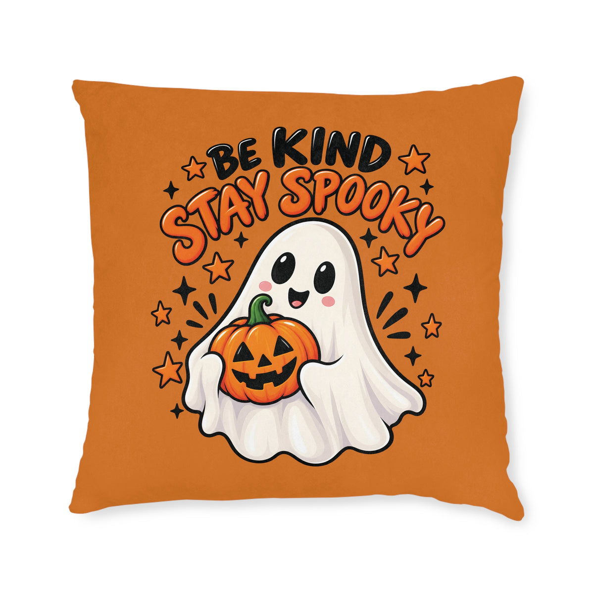Square Cushion - Be Kind Stay Spooky - Halloween