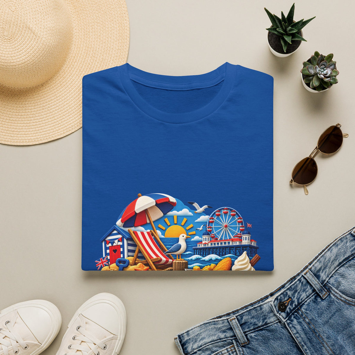 Unisex T-Shirt – British Beach Day | Seaside & Summer T-Shirt