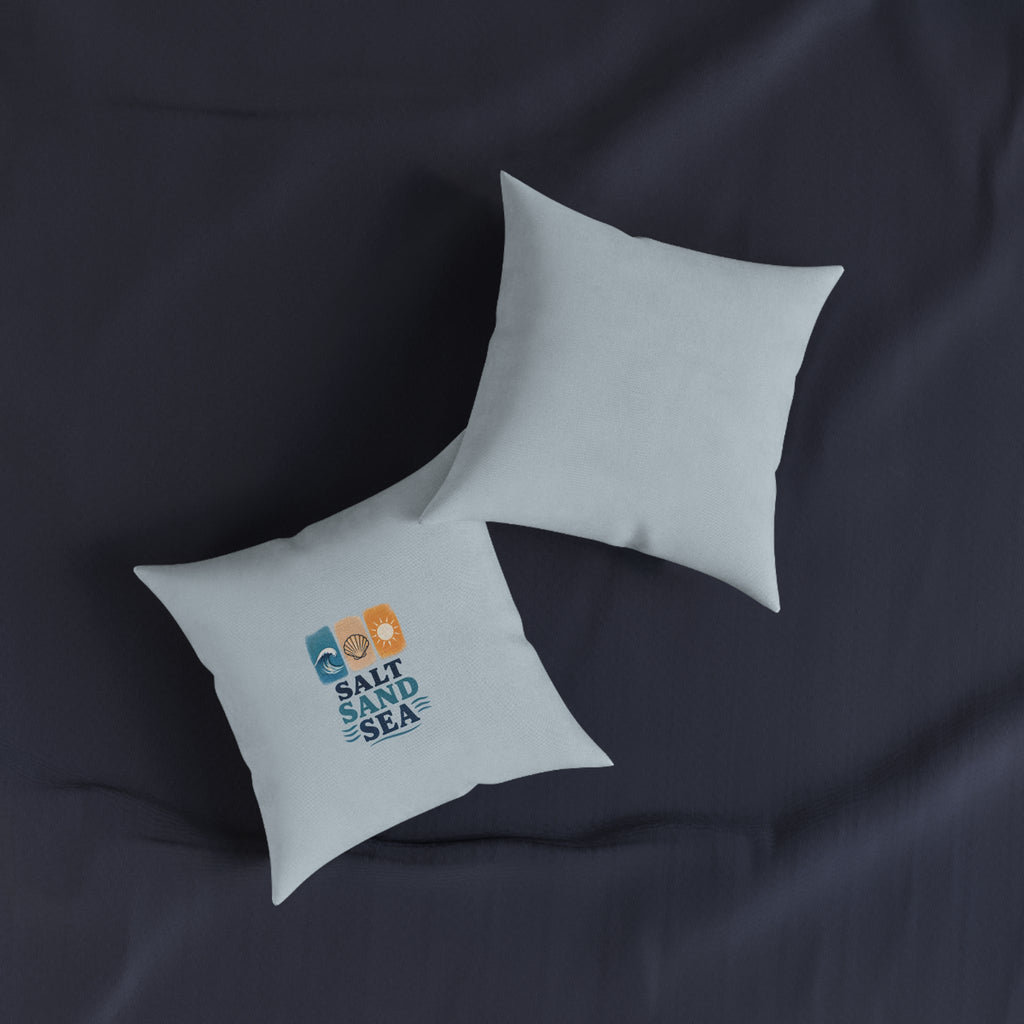Square Cushion - Salt Sand Sea | Coastal Beach Home Decor