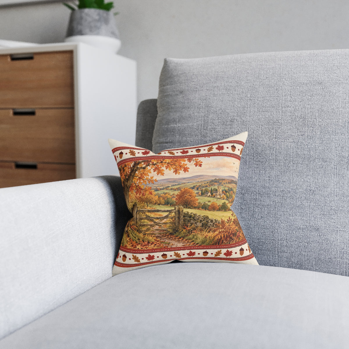 Square Cushion - Autumn