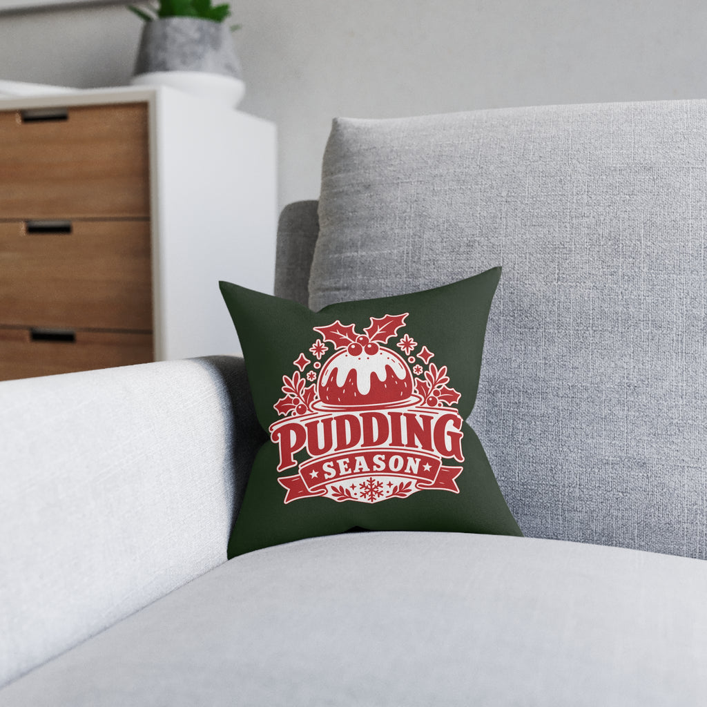 Square Cushion - Pudding Season - Christmas