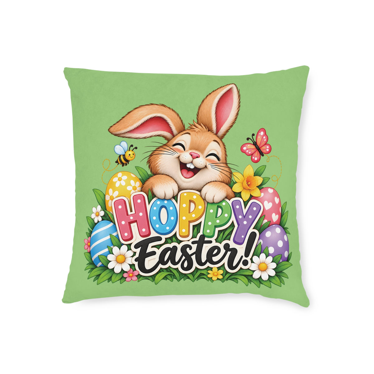 Square Cushion - Hoppy Easter! - Rabbit