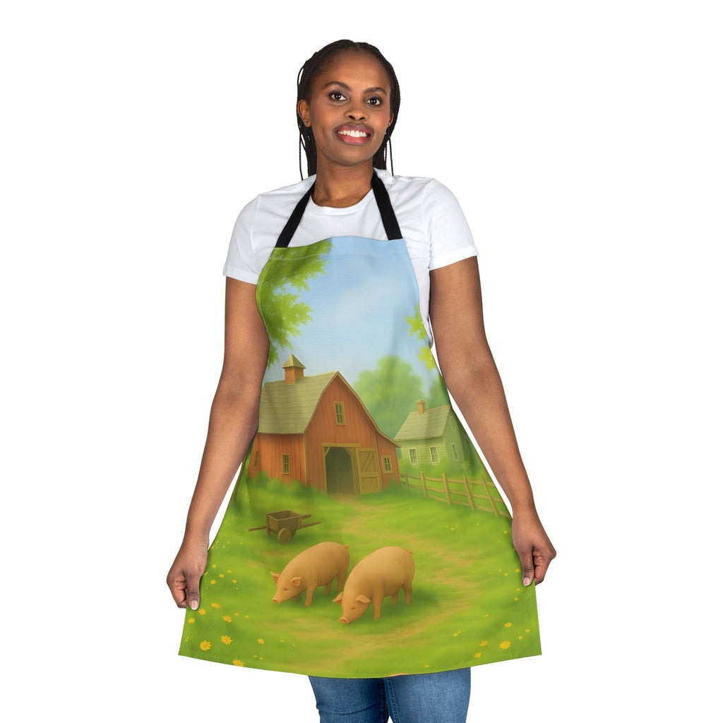 Kitchen Apron - Rustic Farm - Nature Design