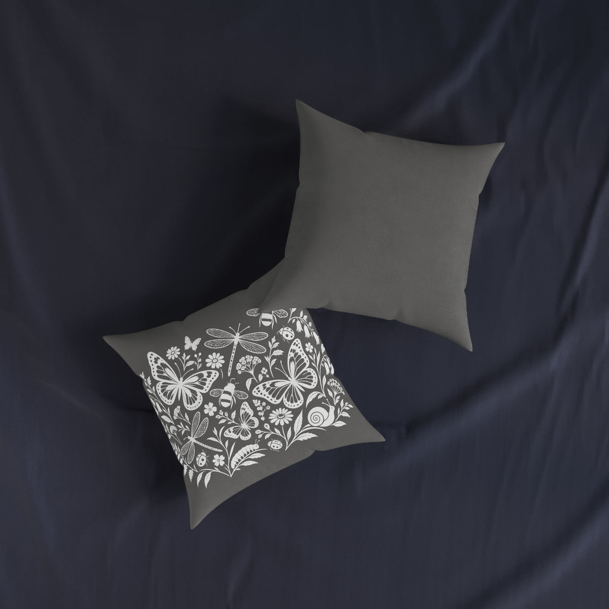 Square Cushion - Insects