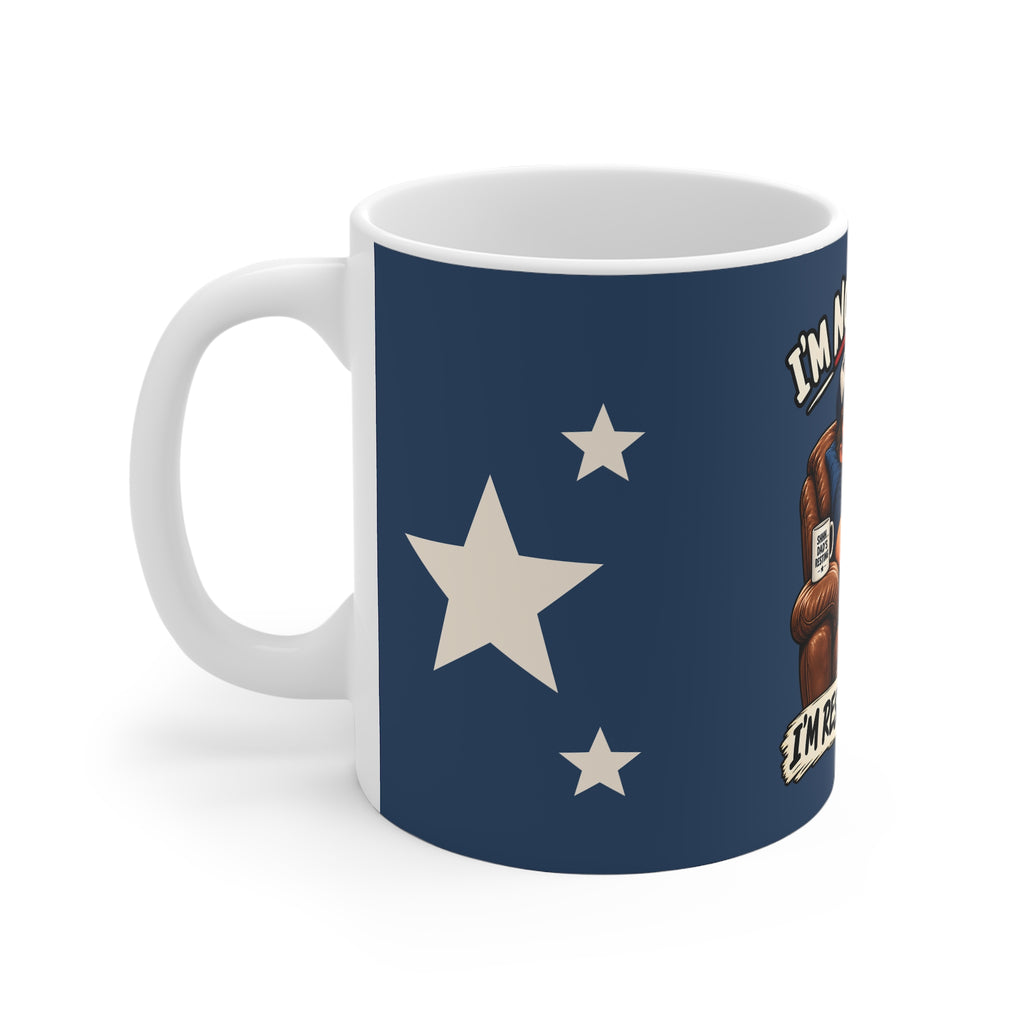 Dad Ceramic Mug - I'm Not Sleeping. I'm Resting My Eyes.