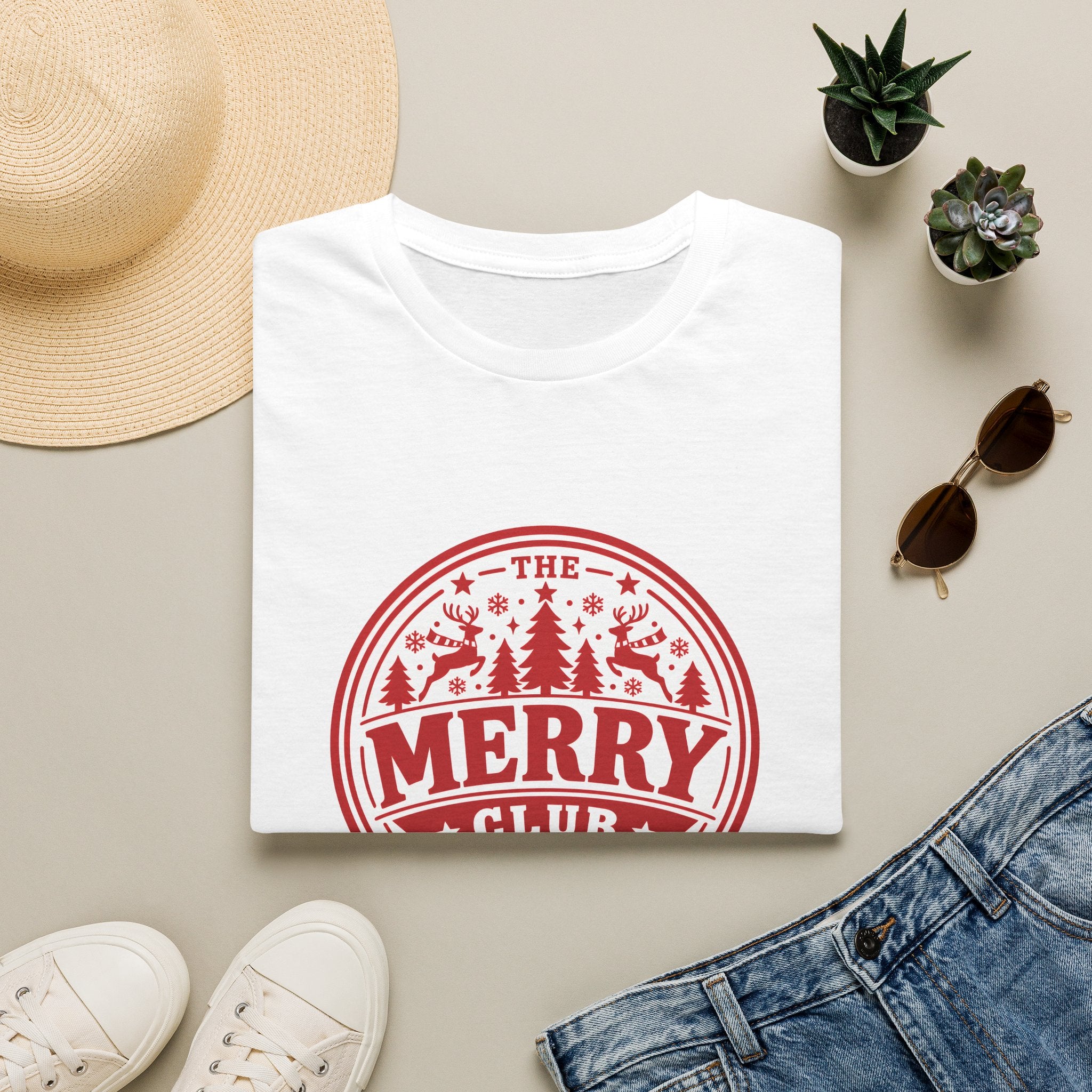 Unisex T-Shirt - The Merry Club - Christmas