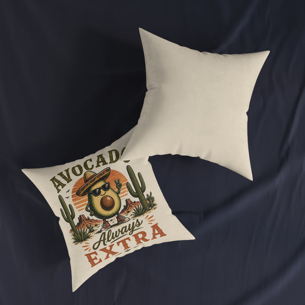 Square Cushion - Avocado Always Extra