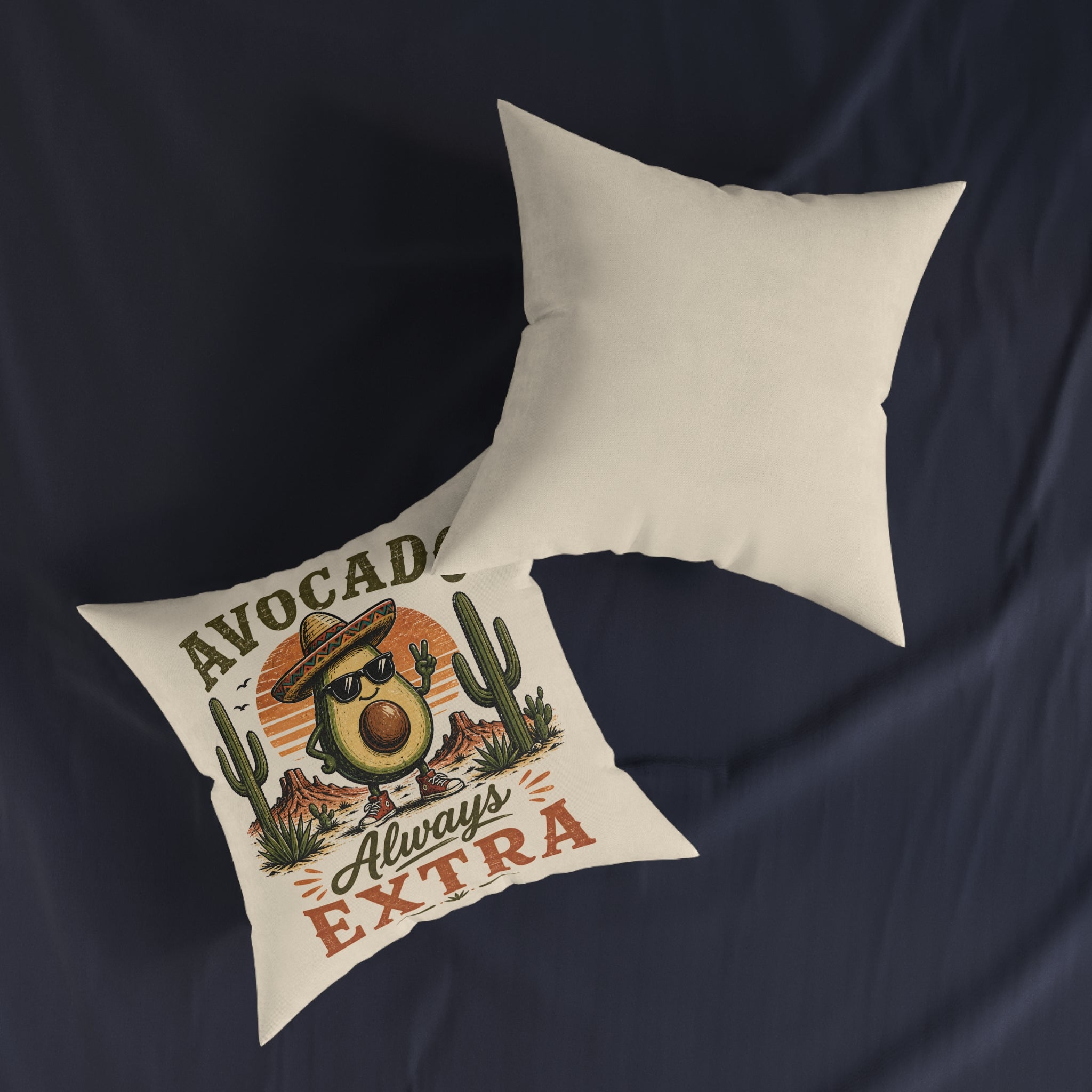 Square Cushion - Avocado Always Extra