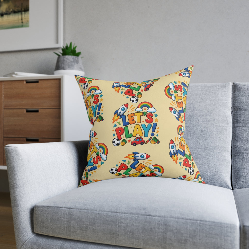 Square Cushion - Let's Play