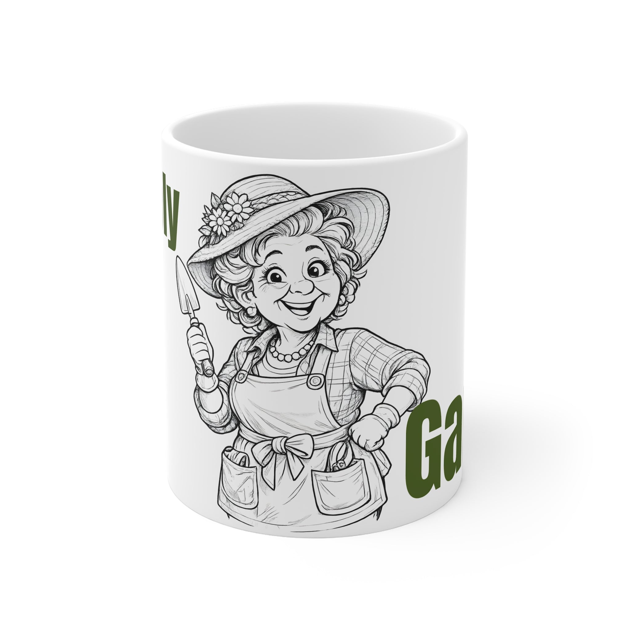 Gardener Mug – “Probably in the Garden” Funny Coffee Mug Gift for Garden Lovers