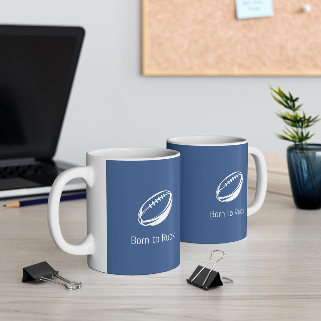 Ceramic Mug - Born to Ruck