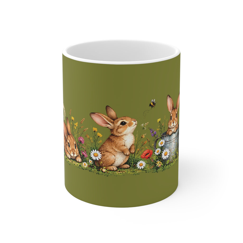 Ceramic Mug - Rabbit Summer Fun