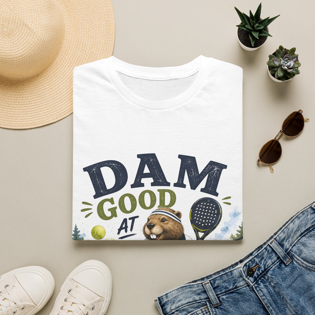Unisex T-Shirt – Dam Good at Padel | Beaver Graphic Tee