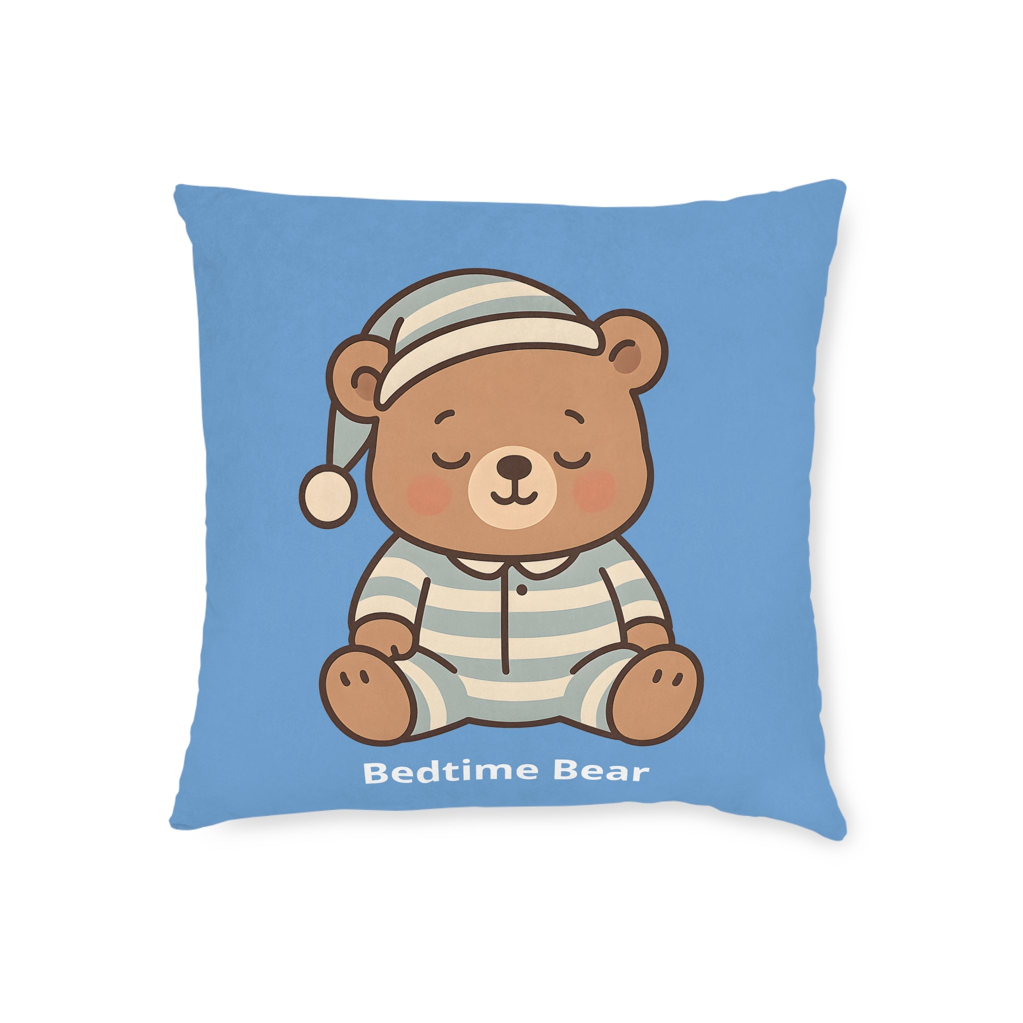 Square Cushion - Bedtime Bear Design