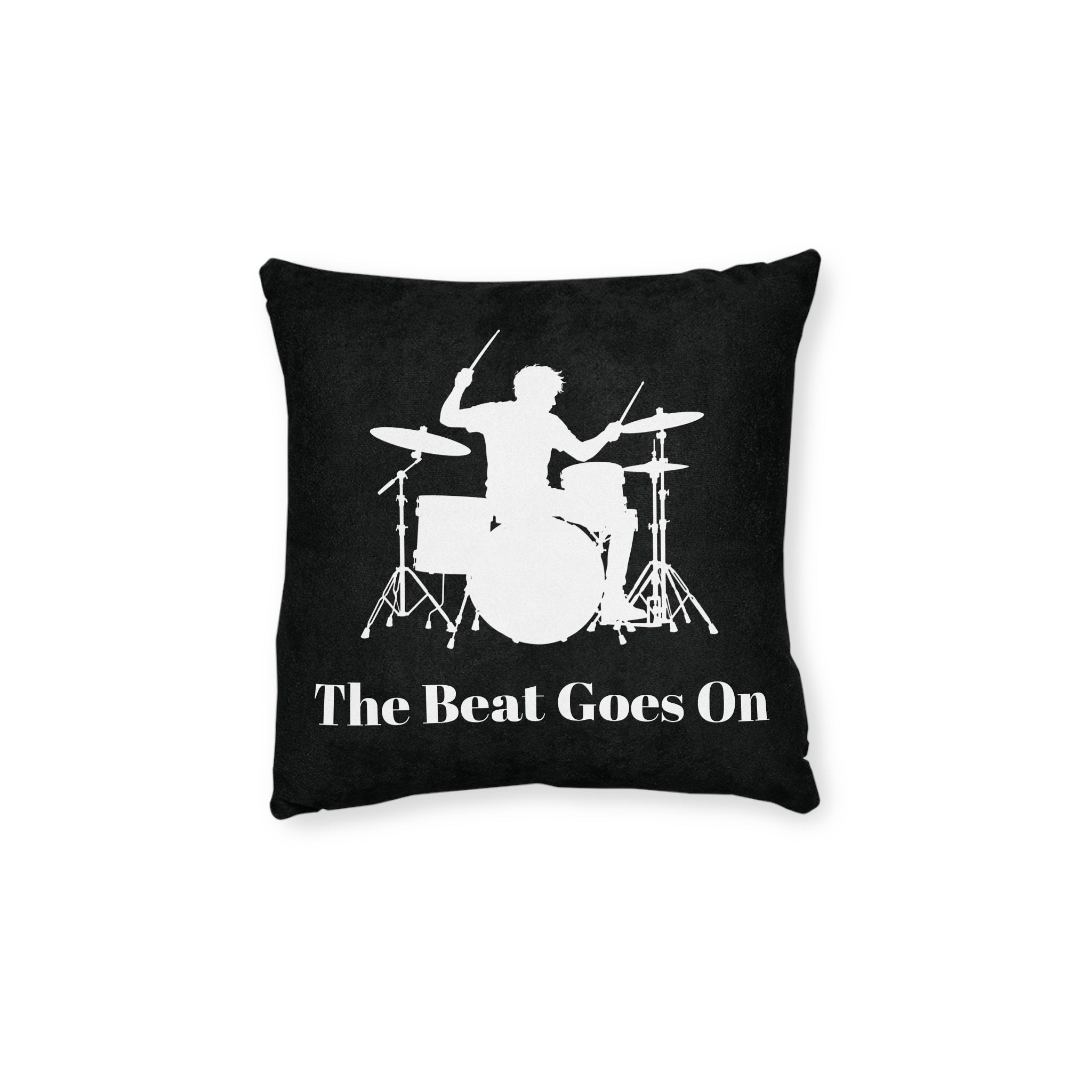 Square Cushion – The Beat Goes On | Music Lover Cushion