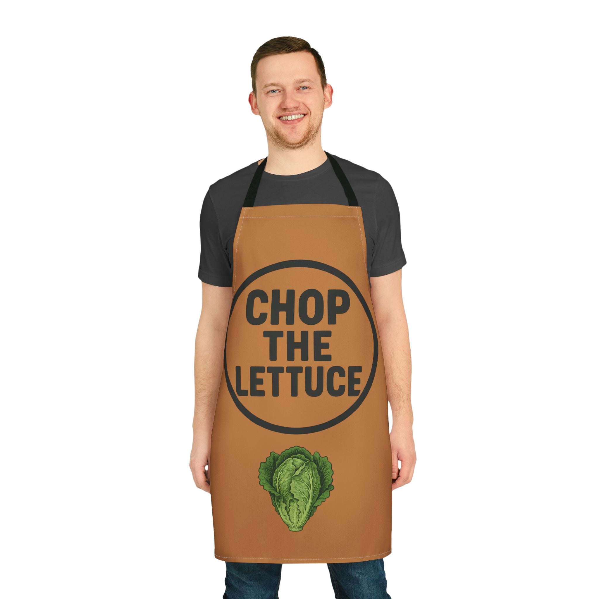 Kitchen Apron - Chop the Lettuce - Fun Design