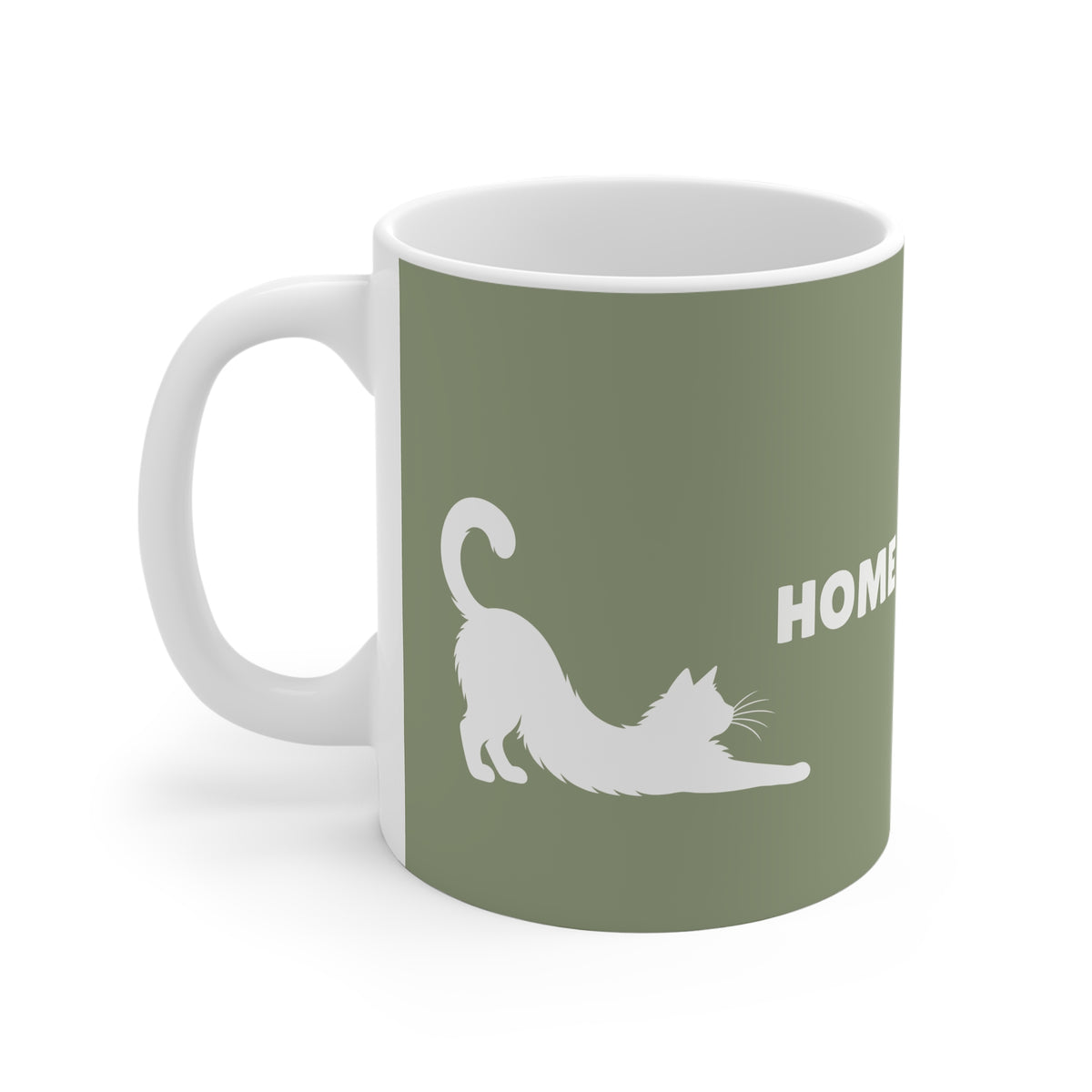 Ceramic Mug - Home is Where the Cat is